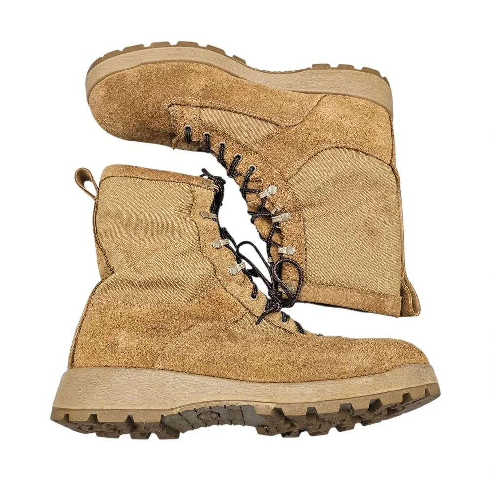 Belleville Men's Size 14 US EUC Tan Suede Gore-Tex Military Desert Combat Boots